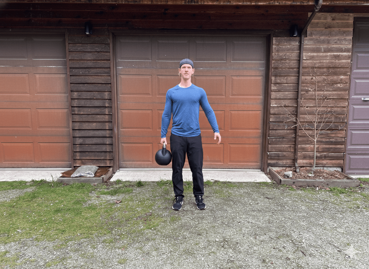 walking with weight Tim Begley